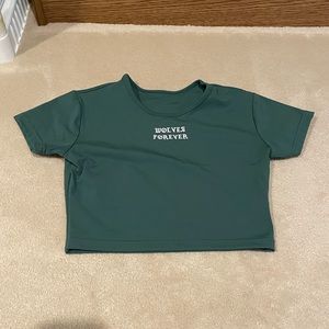 Darc Sport Energy Crop Top: Green